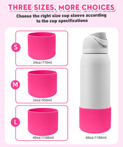 Funda Protectora de Silicona Antideslizante con Impresión Personalizada para Botellas de Agua, Compatible con Botellas de Acero Inoxidable FreeSip y Flip - Product Image 5