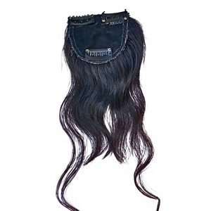 Toupee de Cabello Virgen Remy Indio con Clip Frontal para Mujer - Product Image 1