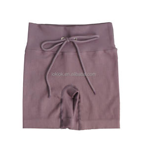 Shorts de Yoga Sin Costuras para Mujer, Levanta Glúteos, para Correr y Hacer Ejercicio, Secado Rápido, Diseño Fruncido, para Entrenamientos de Yoga - Product Image 5