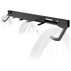 El sistema de suspensión de bicicleta vertical JH-Mech ahorra espacio perchas de bicicleta ajustables para garaje soporte de bicicleta montaje en pared - Product Image 1