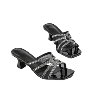 Nuove Scarpe da Donna con Tacco Alto 7cm, Punta Aperta, Taglia Grande 42, Sexy con Cinturino alla Caviglia, Chaussures Femme - Product Image 1