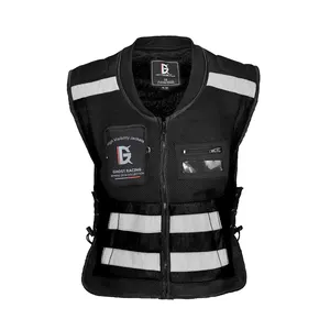 Reflective Vest Jacket Strip Mesh Fabric Construction Security Safety Vest Reflective Clothing