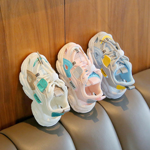Fashion Kids Shoes <strong>Baby</strong> Sneaker Kindergarten Casual Shoes Breathable Anti-slip Soft Rubber Bottom Children Girls Boys Sports <strong>Sho</strong> - Product Image 3