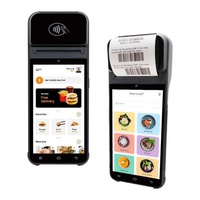 Terminal de point de vente portable Android 14 de 5,5 pouces avec lecteur de codes QR 2D, NFC, Bluetooth, 4G, Wi-Fi pour la gestion logistique des restaurants