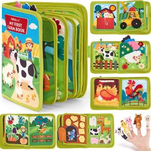 Baby Early Education <b>Backpack</b> Felt Busy Board Puzzle Toy <b>Children</b> Felt Learning Board Purchasing Agent 1688 Agent - Product Image 5