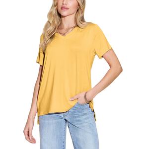 Precio al por mayor de alta calidad 100% algodón camiseta en blanco mujeres logotipo personalizado impresión Casual de gran tamaño corto exportación listo BD - Product Image 5