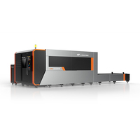Machine de découpe laser à fibre 3015 haute puissance avec plateforme d'échange et protection intégrale en acier inoxydable