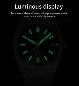 2025ดรอปชิปนาฬิกาข้อมือสำหรับผู้ชาย37mm นาฬิกาควอทซ์ธุรกิจกันน้ำ<span class=keywords><strong>50M</strong></span> เหล็ก - Product Image 4