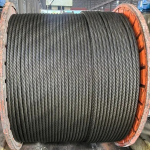 Câble <span class=keywords><strong>en</strong></span> acier galvanisé 4V*39S-5FC pour plateformes suspendues de machines de construction, galvanisé brillant - Product Image 6