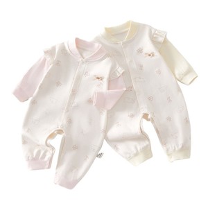Mameluco de Algodón para Bebés Niñas, Manga Larga, Primavera Otoño, Body para Recién Nacidos, Ropa para Gatear - Product Image 3