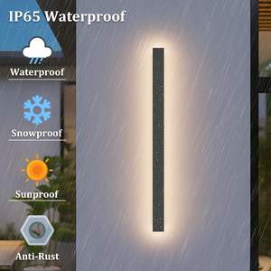 Lámpara de Pared Lineal para Jardín, Resistente al Agua IP65, Iluminación Exterior LED - Product Image 2