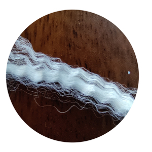 Vật Liệu Sợi <span class=keywords><strong>Polyester</strong></span> 2D * 64Mm Mới Sản Phẩm Làm Đầy Sợi Bọc Bằng Silicon - Product Image 2