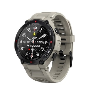 K22 IP67 Waterproof 3BAR Water Resistant Android Army Green Heart Rate Monitor Full Touch Screen Fashion Sport <strong>Smart</strong> <strong>Watch</strong> - Product Image 1