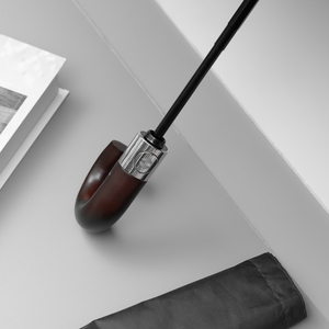 Cao Cấp Sang Trọng Bằng Gỗ Xử Lý Tự Động Mạnh Mẽ Windproof Travel Folding <span class=keywords><strong>Umbrella</strong></span> Cho Nam Giới Và Phụ Nữ - Product Image 6