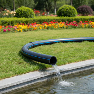 50mm Poly PE buis, laag debiet, nauwkeurige maatwerk lengte, 2 inch zwarte kunststof spiraal <span class=keywords><strong>HDPE</strong></span> waterleiding voor irrigatie - Product Image 1