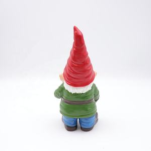 थोक हस्तनिर्मित सुंदर बौने रेसिन लाल पॉटी हैट नॉमी लांगम की लाक्षणिक प्रतिमा, जो घर के बगीचे के सजावट के लिए मिनी - Product Image 6