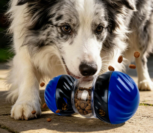 Barbell <b>Dog</b> Treat Dispenser <b>Toy</b> Adjustable Leakage Hole <b>Interactive</b> IQ Puzzle <b>Toy</b> <b>for</b> <b>Dogs</b> - Product Image 3