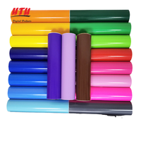 Vinilo Adhesivo de PVC Brillante de 120g para Plotter de Corte, Removible y Permanente, Venta al por Mayor, Colores Surtidos
