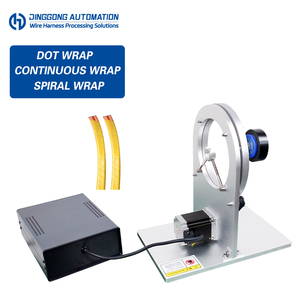Machine <span class=keywords><strong>automatique</strong></span> d'enroulement de ruban pour faisceaux de câbles DG-CR01S, petit <span class=keywords><strong>enrouleur</strong></span> de câbles pour film adhésif et ruban de matières premières, largeur 1-5 cm, 100W - Product Image 1