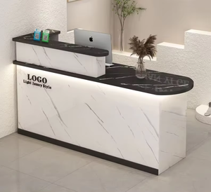 Mostrador de Recepción Comercial 2026 - Mostrador Frontal Moderno y de Lujo para Salones y Hoteles - Product Image 2