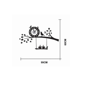 Promozionale autoadesivo della <span class=keywords><strong>parete</strong></span> commercio all'ingrosso orologio - Product Image 6