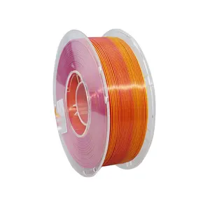 Produsen grosir PLA silk filamen printer 3d dua warna 1.75mm/kompatibel dengan Bambu dan printer 3D lainnya