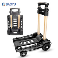 Chariot portable mobile pour bouteille d'eau Chariot pliable Chariot à plate-forme Chariot à main