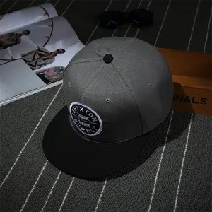 High Quality Letter Patch Embroidery Hip Hop Cap Splicing Polyester Custom 3D Embroidery Snapback Hat