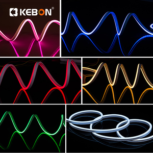 Ultra delgada V 24V <span class=keywords><strong>12V</strong></span> 8W blanco amarillo, colorido LED Flex cuerda tira de luz de neón - Product Image 3