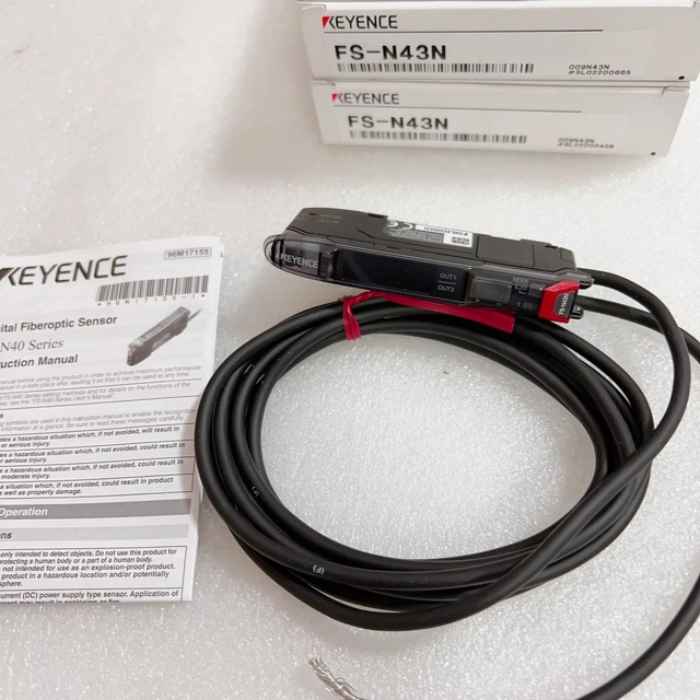 Keyen-ce Fiber Optic Amplifier Sensor FS-N43N