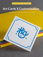 Cartes de vœux et cartes postales personnalisées en papier coton texturé haut de gamme, gaufrage/débossage/impression typographique, estampage à chaud or, conception gratuite