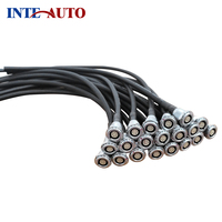 Steckverbinder Push-Pull EEG-Buchsen FGG-Steckverbinder 1B 8-polig Kabelbaum Kundenspezifische Kabelkonfektion 1B 2B 3B 4B Serie Messingkontakte