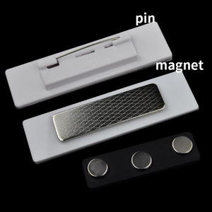Magnetic Badge Holder with <strong>Neodymium</strong> <strong>Magnets</strong> Permanent NDfeb <strong>Security</strong> <strong>Tag</strong> <strong>Removal</strong> Bending Processing Service for Name Badges - Product Image 2
