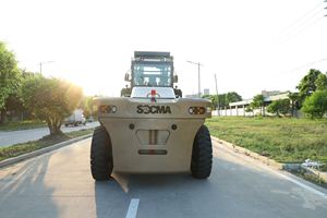 Carretilla elevadora eléctrica con batería de litio, camiones eléctricos de alta resistencia, carretilla elevadora grande, contenedor de 25 toneladas, manejador de energía limpia - Product Image 3