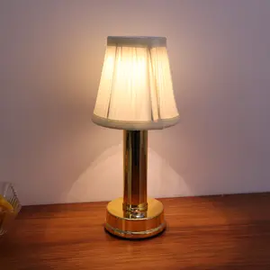 Lingmeng Desk Temperature Function Bed Room Modern Rechargeable Led Cordless Restaurant Table Lamp School Table Lamp