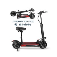 Eu Europa Europe Allemagne entrepôt 10 pouces deux roues pliable 350W double moteur scooter électrique