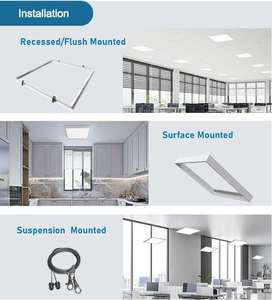 Lámpara <span class=keywords><strong>LED</strong></span> de oficina empotrada con luz trasera ultrafina cuadrada personalizable de 40W 50W - Product Image 5