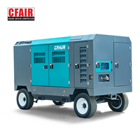 CFAIR 830CFM 10.5BAR COMPRESSEUR D'AIR DIESEL INDUSTRIEL Portable pour le FORAGE PONT MINIER Extraction de pétrole, forage de puits d'eau