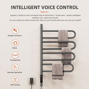 Calentador de <span class=keywords><strong>Toallas</strong></span> Eléctrico de Grado Hotelero con Temporizador, Toallero Calefactor de Pared para <span class=keywords><strong>Baño</strong></span> - Product Image 2