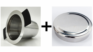 Colador de té de doble oreja de acero inoxidable de alta calidad y fácil de <span class=keywords><strong>limpiar</strong></span> - Product Image 3