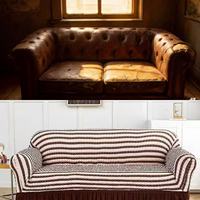 Housses de canapé modernes pour canapé d'angle, ensemble complet de 2 ou 3 housses de coussin séparées pour salon