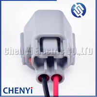 2 Pin otomotif konektor tahan air injektor bahan bakar kawat harness plug 6189-0876 90980-12117 12117 untuk Toyota Lexus subaru
