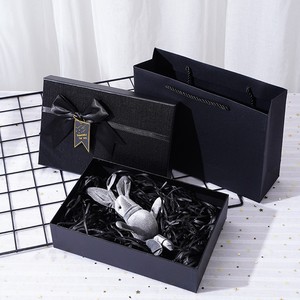 Blog Division Tiandi Cover Black Bow Eco-Friendly Recyclable Creative Lipstick Packaging Gift <b>Box</b> Large Birthday Empty <b>Box</b> - Product Image 2