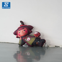Modèle de personnage de dessin animé gonflable personnalisé pour la publicité et la décoration d'événements en plein air