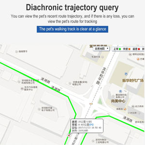 Traceur GPS pour chien, suivi de <span class=keywords><strong>localisation</strong></span> en temps réel, clôture électronique, lecture d'historique de trajets, <span class=keywords><strong>puce</strong></span> intelligente, étanche - Product Image 5