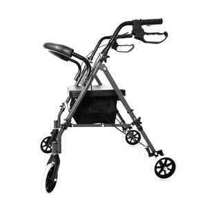 Não bại gấp dành cho người lớn người già rollator Walker cho người lớn nhôm có thể gập lại di động nhẹ đi bộ AIDS cho người cao niên - Product Image 2