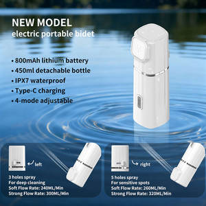 Портативный электрический биде для интимной гигиены с высоким давлением для женщин (мусульманский) - Product Image 2