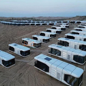 Lüks kapsül oturma odası yatak kapsül küçük ev eko kapsül ile prefabrik açık Modern otel - Product Image 3