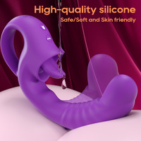 Vibrateur sans fil télécommandé pour femmes, jouet sexuel pour poupées sexuelles, 10 fréquences, rechargeable par USB, bouton en silicone, jouet sexuel langue