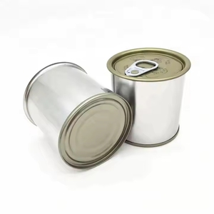 Componentes duraderos de tapa de metal de hojalata con función antiderrames para embalaje de latas de alimentos y bebidas Color e impresión personalizables - Product Image 1